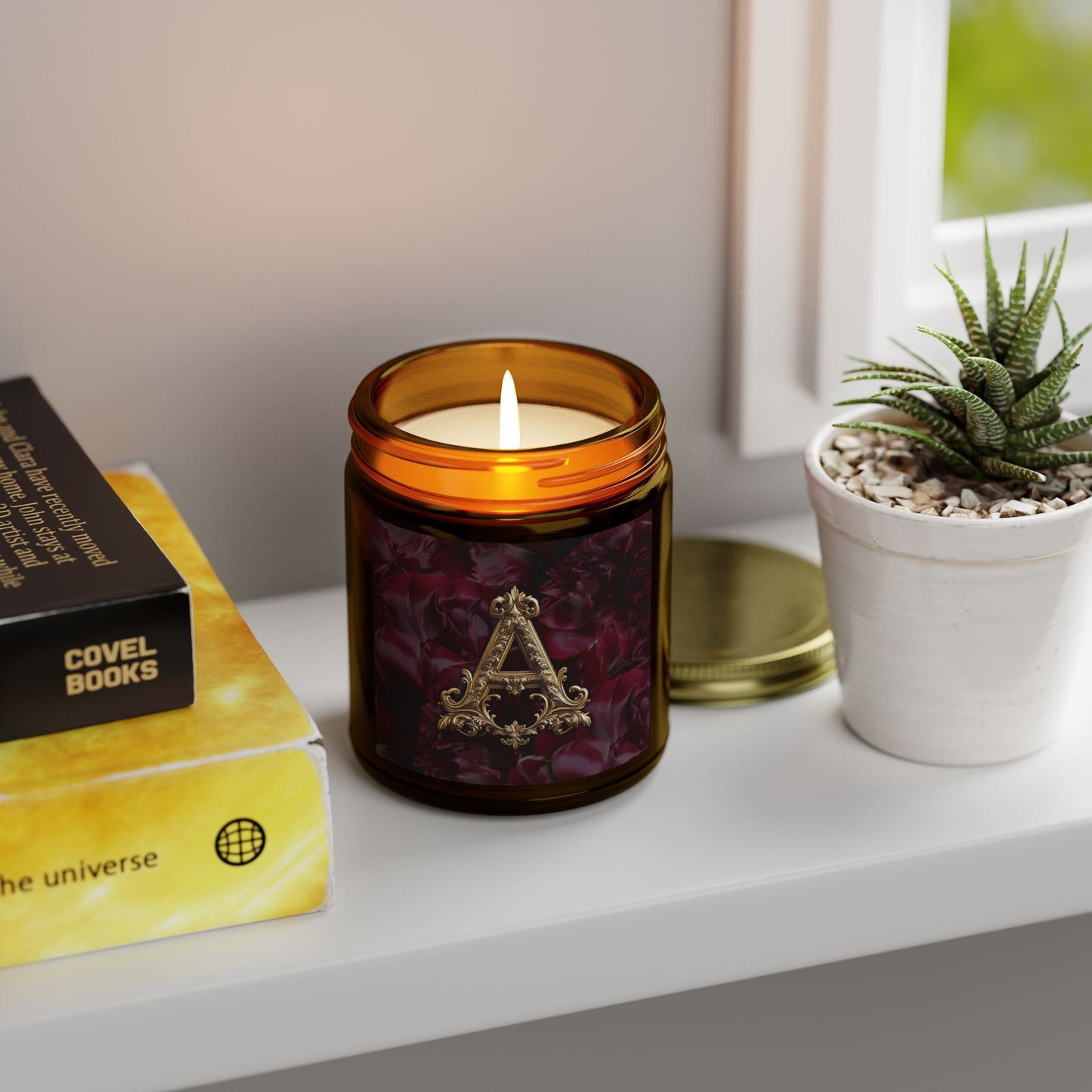 Alchemy Scented Candle, Coconut Apricot Wax (9oz)