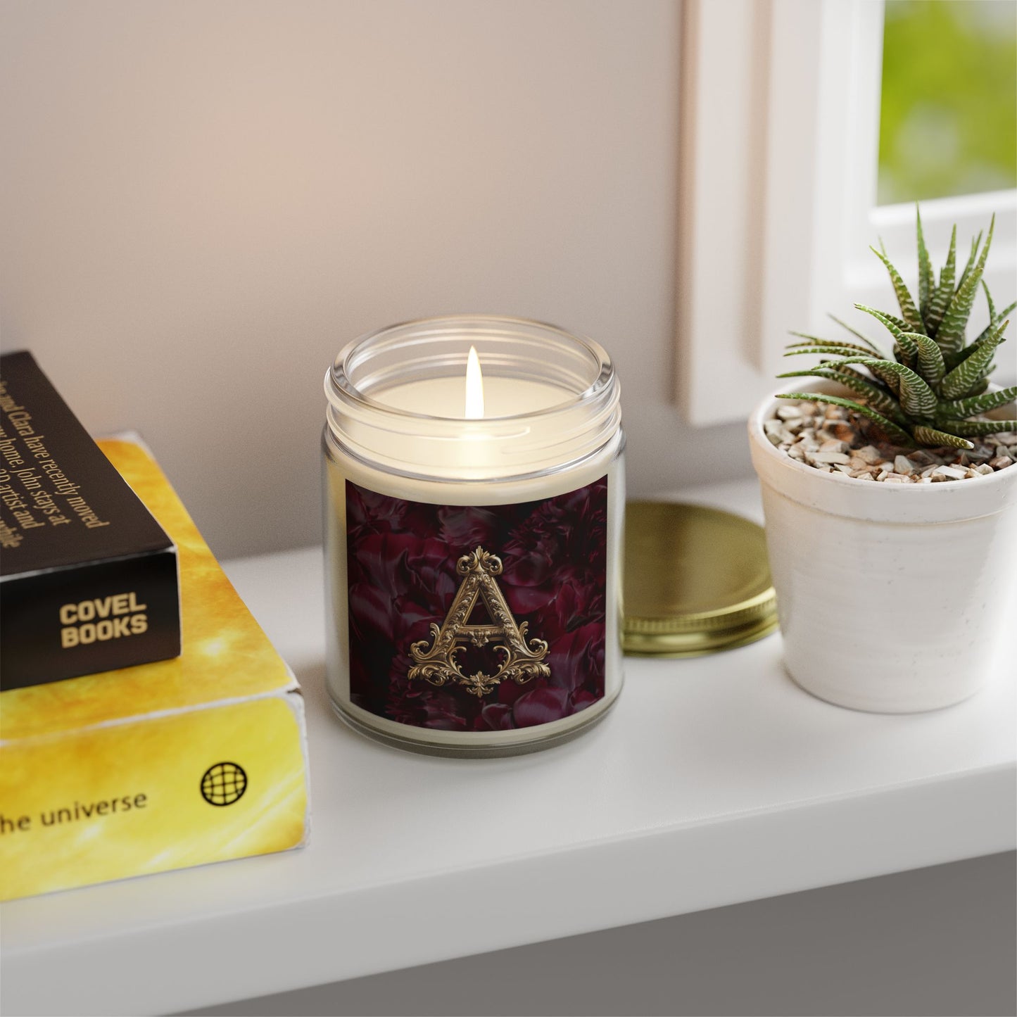 Alchemy Scented Candle, Coconut Apricot Wax (9oz)